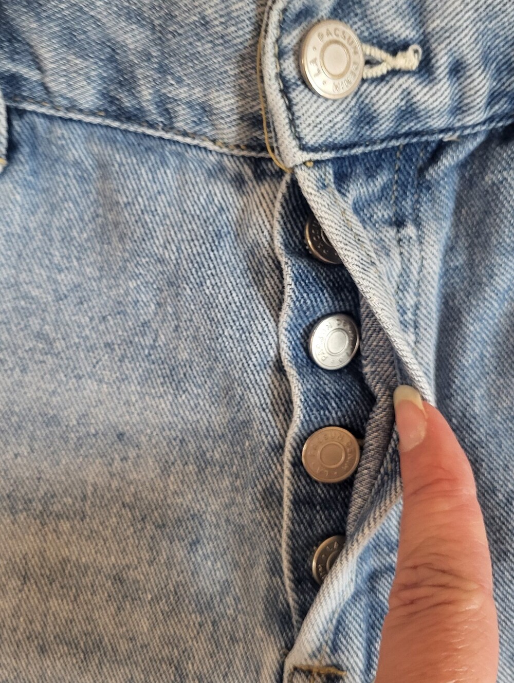 PacSun Distressed Jeans Size 27 High Rise - Picture 3 of 6